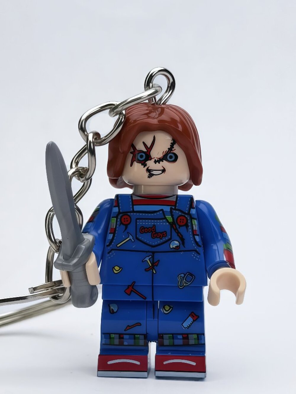 Child's Play Horror Minifigure Keychain Custom Collectible Figure